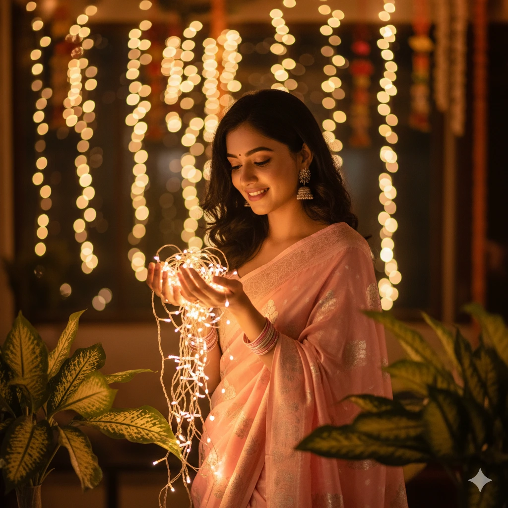 Diwali Photo Editing For Girls