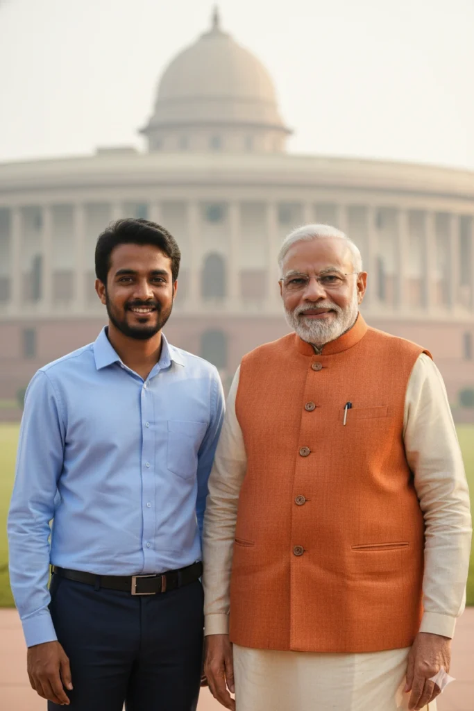 Create Realistic Photos with Narendra Modi 